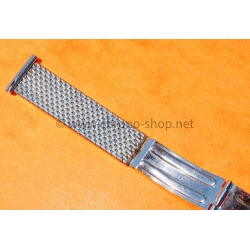 Vintage watch bracelet milanese mesh strap divers band 18mm NOS 1950s/60s Breitling, Omega,IWC,Tissot