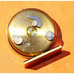 Rare Vintage 60s APPELLA Miniature Travel Alarm Clock 7 Jewels Swiss Made Working Beige dial