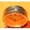 Rare Vintage 60s APPELLA Miniature Travel Alarm Clock 7 Jewels Swiss Made Working Beige dial