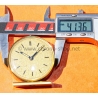 Rare Vintage 60s APPELLA Miniature Travel Alarm Clock 7 Jewels Swiss Made Working Beige dial