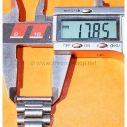 Bracelet acier inoxydable 18mm montres vintage Omega Speedmaster,Seamaster,IWC,Enicar,IWC