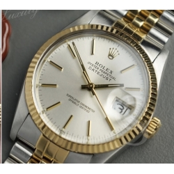 Rolex aiguille de secondes Or Jaune bâton trotteuse Montres Oyster Datejust 16018 onyx,16233 Cal 3135