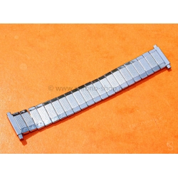 Bracelet extensible SUPERIOR montres vintages acier 20mm années 60-70 Breitling,Omega,heuer,Tissot,IWC,Jaeger