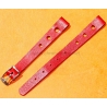 BRACELET RALLY BRACELET RACING PERFORÉ VINTAGE STYLE CUIR ROUGE TROPIC 10mm MONTRES DAMES, MONTRES FEMMES