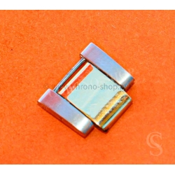 Rolex original rare vintage watch folded link 13mm part steel yellow gold tutone bitons watch bracelet 19/17mm