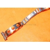 Bracelet vintage extensible acier Racing, Rally, Serge Gainsbourg Perforé Montres Dames 16mm