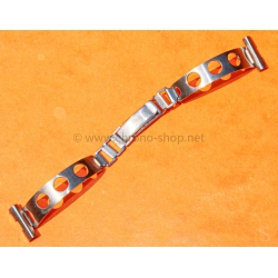 Bracelet vintage extensible acier Racing, Rally, Serge Gainsbourg Perforé Montres Dames 16mm