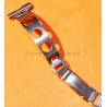 Watch bracelet Stretch Elastic Ladies 16mm Perforated vintage rally,Serge Gainsbourg,racing steel bracelet
