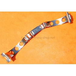 Watch bracelet Stretch Elastic Ladies 16mm Perforated vintage rally,Serge Gainsbourg,racing steel bracelet