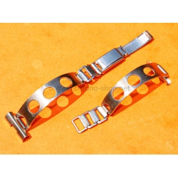 Bracelet vintage extensible acier Racing, Rally, Serge Gainsbourg Perforé Montres Dames 16mm