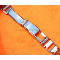 Watch bracelet Stretch Elastic Ladies 16mm Perforated vintage rally,Serge Gainsbourg,racing steel bracelet
