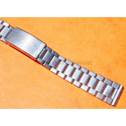 Bracelet acier inoxydable 18mm montres vintage Omega Speedmaster,Seamaster,IWC,Enicar,IWC