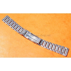 Bracelet acier inoxydable 18mm montres vintage Omega Speedmaster,Seamaster,IWC,Enicar,IWC