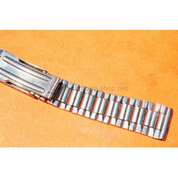 Bracelet acier inoxydable 18mm montres vintage Omega Speedmaster,Seamaster,IWC,Enicar,IWC