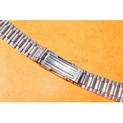 Bracelet acier inoxydable 18mm montres vintage Omega Speedmaster,Seamaster,IWC,Enicar,IWC