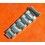 ★★ VINTAGE 60's BRACELET 7206 PARTS ROLEX RIVETS LINKS SSTEEL 20mm PART WITH ENDLINK 80 ★★