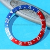 ROLEX 1675 RED BACK VINTAGE 1969 BEZEL INSERT PEPSI RED BLUE GMT MASTER 1675,16750 WATCH INLAY PART