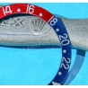 ROLEX 1675 RED BACK VINTAGE 1969 BEZEL INSERT PEPSI RED BLUE GMT MASTER 1675,16750 WATCH INLAY PART