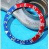 ROLEX 1675 RED BACK VINTAGE 1969 BEZEL INSERT PEPSI RED BLUE GMT MASTER 1675,16750 WATCH INLAY PART