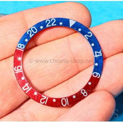 ROLEX 1675 RED BACK VINTAGE 1969 BEZEL INSERT PEPSI RED BLUE GMT MASTER 1675,16750 WATCH INLAY PART