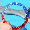 ROLEX 1675 RED BACK VINTAGE 1969 BEZEL INSERT PEPSI RED BLUE GMT MASTER 1675,16750 WATCH INLAY PART