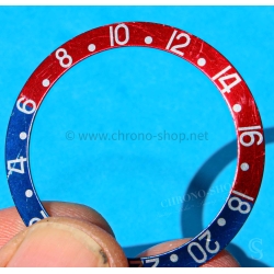 ROLEX 1675 RED BACK VINTAGE 1969 BEZEL INSERT PEPSI RED BLUE GMT MASTER 1675,16750 WATCH INLAY PART