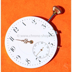 montre de poche ancienne montre vintage cadran porcelaine aiguilles or rose style Louis XVI à restaurer