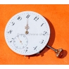 Vintage Pocket Watch Swiss Horological Elegance Porcelain Dial Louis XVI Rose Gold Hands