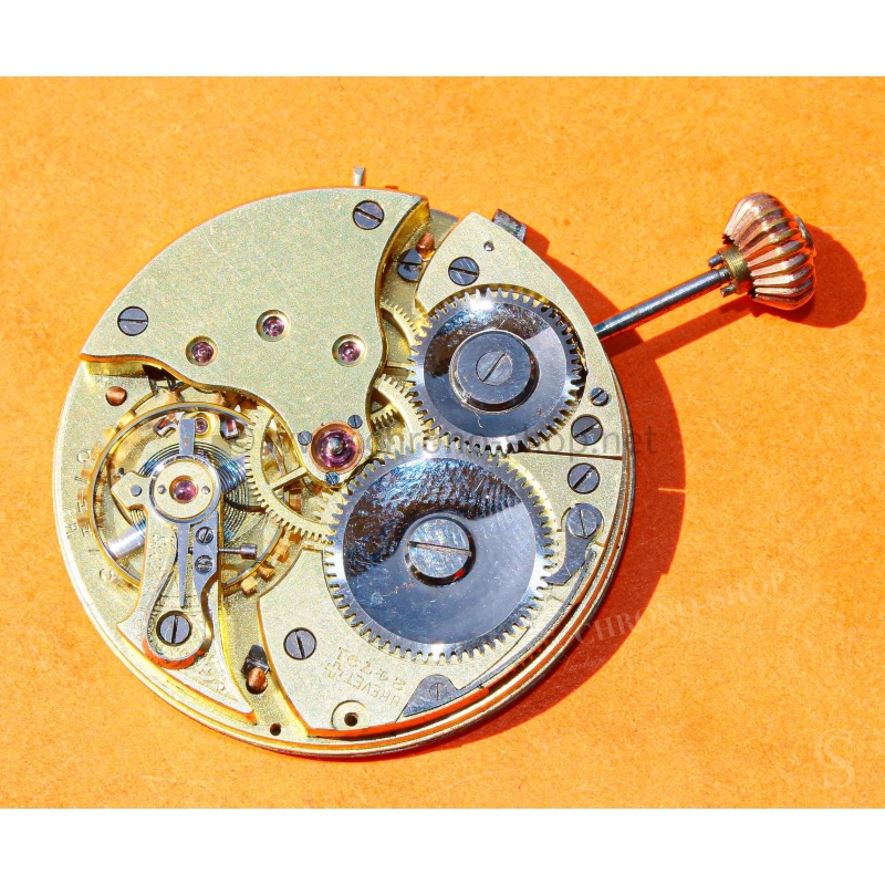 montre de poche ancienne montre vintage cadran porcelaine aiguilles or rose style Louis XVI à restaurer