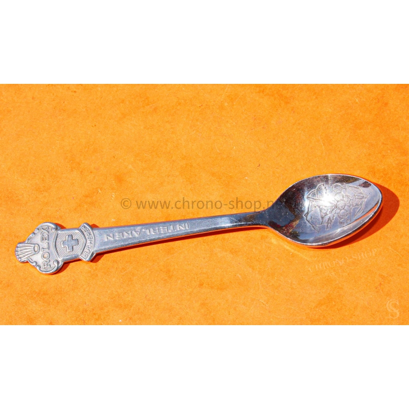 Rolex Bucherer INTERLAKEN Steel Spoon Rare Vintage Goodie Bucherer
