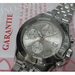 TUDOR montres Chronautic Chronograph 79380, 79390 Accessoire vintage original Cadran Gris acier