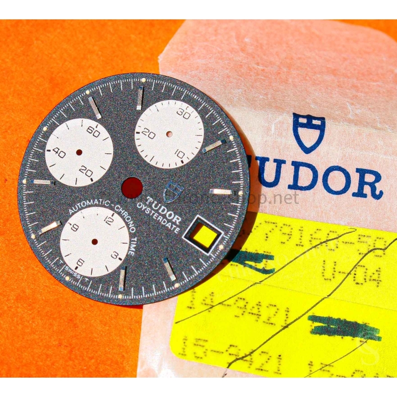 Tudor Chronographe Oysterdate Chrono-Time cadran noir Tritium montres Tudor 79280,79280,79260,79160,79270