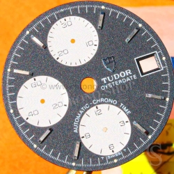 Tudor Chronographe Oysterdate Chrono-Time cadran noir Tritium montres Tudor 79280,79280,79260,79160,79270