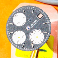 Tudor Chronographe Oysterdate Chrono-Time cadran noir Tritium montres Tudor 79280,79280,79260,79160,79270