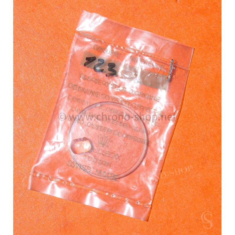 ROLEX VERRE CYCLOPE 123 ORIGINAL 25-123 HESALITE PLEXIGLAS PLASTIQUE MONTRES TUDOR 7106,7107,7117,7994,7996,9010