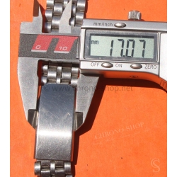 Bracelet acier inoxydable 18mm montres vintage Omega,IWC,Enicar,Tissot,Jaeger,Breitling
