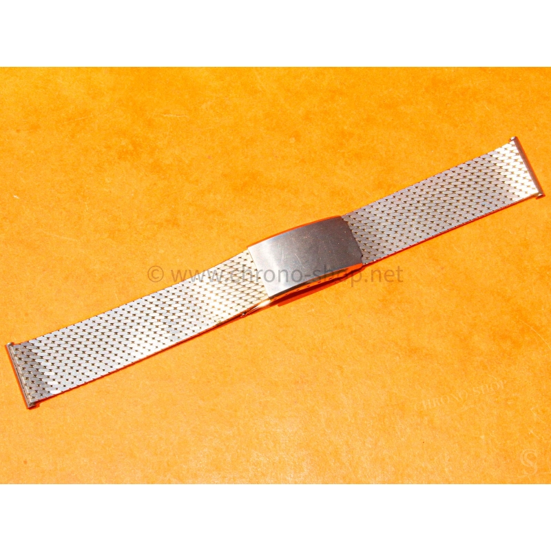 Bracelet milanais 20mm 60-70 bracelet Mesh Montres vintage Breitling,Omega,Heuer,Tissot,IWC,Jaeger