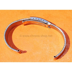 Vintage Rare 20mm Elegant steel mesh watch bracelet divers band 60-70s Breitling,Omega,IWC,Tissot,Enicar