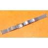 Vintage Rare 20mm Elegant steel mesh watch bracelet divers band 60-70s Breitling,Omega,IWC,Tissot,Enicar