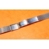 Vintage Rare 20mm Elegant steel mesh watch bracelet divers band 60-70s Breitling,Omega,IWC,Tissot,Enicar
