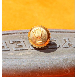 ROLEX COURONNE REMONTOIR TWINLOCK Ø6mm OR JAUNE MONTRES ROLEX DATEJUST, GMT 16718,16713