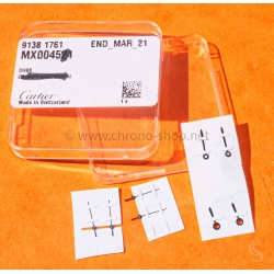 Cartier Vintage watch parts hands Genuine Cartier lot Blue Hand Set Parts 9138 1761 MX004521