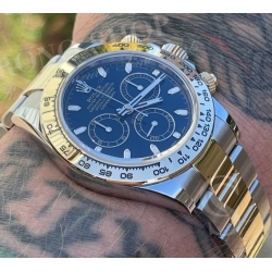 Rolex Aiguille chronographe centrale Or jaune montres Rolex Cosmograph Daytona 116518,116508,116520,116528 Cal 4130