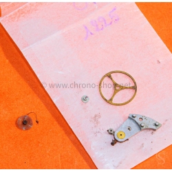 Rolex pièces horlogères 7623 et 7625 pont de balancier et balancier spiral plat calibres 1220,1225