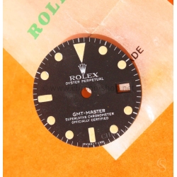 Rolex Vintage GMT Master 1675 index Tritium Matte Black Mark IV watch Dial GMT 1675 Cal auto.1575,1565
