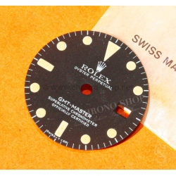 Rolex Vintage GMT Master 1675 index Tritium Matte Black Mark IV watch Dial GMT 1675 Cal auto.1575,1565