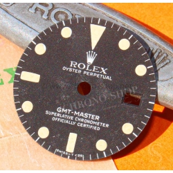 Rolex Vintage GMT Master 1675 index Tritium Matte Black Mark IV watch Dial GMT 1675 Cal auto.1575,1565