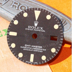 Rolex Vintage GMT Master 1675 index Tritium Matte Black Mark IV watch Dial GMT 1675 Cal auto.1575,1565