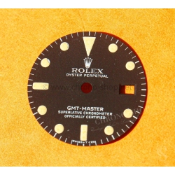 Rolex Vintage GMT Master 1675 index Tritium Matte Black Mark IV watch Dial GMT 1675 Cal auto.1575,1565