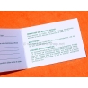 ROLEX TUDOR RARE VINTAGE 80-90s BLANK WARRANTY SERVICE PAPER WATCHES Submariner,Gmt,Daytona,Datejust